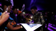 映画「ブラックパンサー」、米ロサンゼルスでプレミア上映会