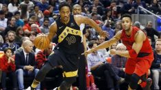 ＮＢＡ＝ラプターズ圧勝、デローザンが35得点