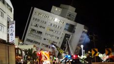 台湾でM6の地震、2人死亡