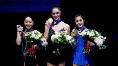 フィギュア＝樋口2位・宮原は3位、世界選手権女子