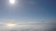 コックピットからしか見られない空の風景