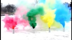 自宅で簡単に作れるカラー発煙筒