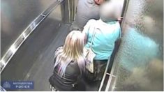 気をつけて！ エレベーターの中のスリ集団