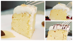【レシピ動画】絶品！メキシコのトレス・レチェ・ケーキ
