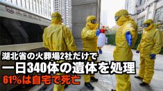 湖北省の火葬場2社「一日340人の遺体を焼却」6割が自宅で死亡【新型コロナウイルス 武漢】