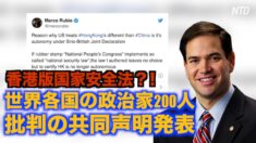 「香港版国家安全法」世界各国の政治家200人が批判の共同声明発表