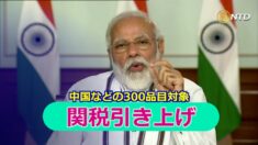 中国などの300品目対象に関税引き上げと非関税障壁を検討＝インド