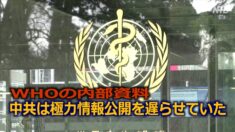 WHOの内部資料 中共は極力情報公開を遅らせていた
