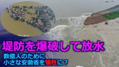 安徽省で堤防を爆破して水を開放　依然として続く三峡ダムの放水【禁聞】
