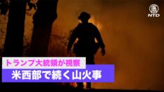 米西部で続く山火事 トランプ大統領がカリフォルニア州を視察
