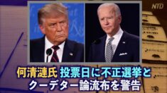 在米経済学者何清漣氏が投票日に不正選挙とクーデター論流布を警告
