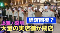 中国当局は経済の回復をアピール 上海や深圳では大量の実店舗が閉店【禁聞】