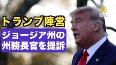 トランプ陣営 ジョージア州の州務長官を提訴