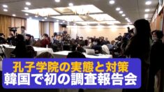 孔子学院の実態と対策に関する調査報告会 韓国で初めて開催