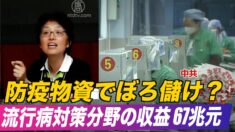 中国 今年の流行病対策分野の収益は67兆元 GDPの3分の２