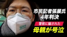 武漢の疫病流行状況を報じた市民記者・張展氏に懲役４年の有罪判決