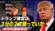 2020年選挙訴訟 専門家「トランプ陣営は３分の２で勝っていた」