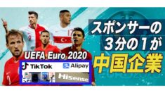 中国企業スポンサー サッカー欧州選手権を席巻 ３分の１を占める