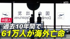 過去10年間で61万人の中国人が亡命