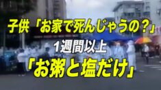 外出制限中の母親が近所に子供の食料求める 「買い物行けない」