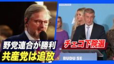 チェコ下院選で野党連合が勝利 共産党は追放