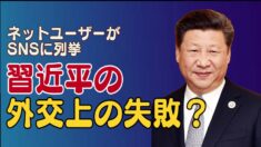 ネットユーザー 習近平の外交上の失敗をSNSに列挙
