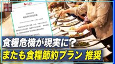 食糧危機が現実に？中共がまたも食糧節約プランを推奨【禁聞】