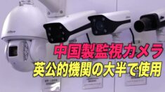中国製監視カメラ 英公的機関の大半で使用