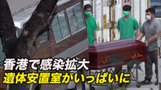 香港で感染拡大 遺体安置室がいっぱいに　