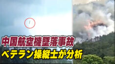 中国東方航空墜落事故 極めて珍しい「断崖式」墜落