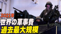 世界の軍事費 2021年に過去最大規模