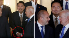 외교무대 데뷔한 윤 대통령, 연이은 회담 일정 취소에 ‘노룩악수’ 포착