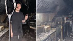 알바생 실수로 가게에 불이 나 주방이 다 탔는데도 “내 탓”이라며 용서한 사장