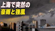 上海で突然の豪雨と強風 南昌では都市が水浸し