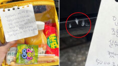차 긁고 ‘선물+쪽지’ 남긴 초등생 때문에 고민에 빠진 차주
