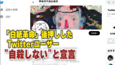 「白紙革命」後押ししたTwitterユーザー「自殺しない」と宣言