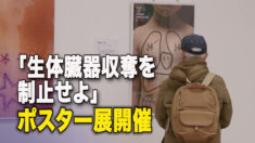 「生体臓器収奪を制止せよ」ポスター展開催