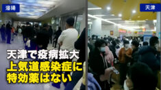 天津で疫病拡大　上気道感染症に特効薬はない